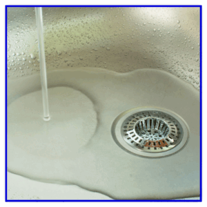 Slow draining drain