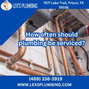 How often should plumbing be serviced?