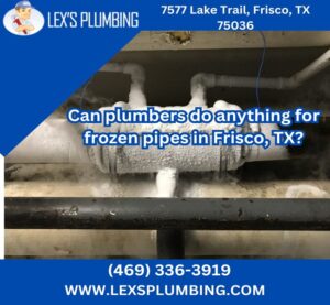 Can plumbers do anything for frozen pipes in Frisco, TX?