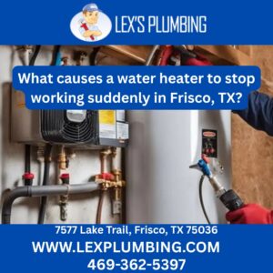 What causes a water heater to stop working suddenly in Frisco, TX?